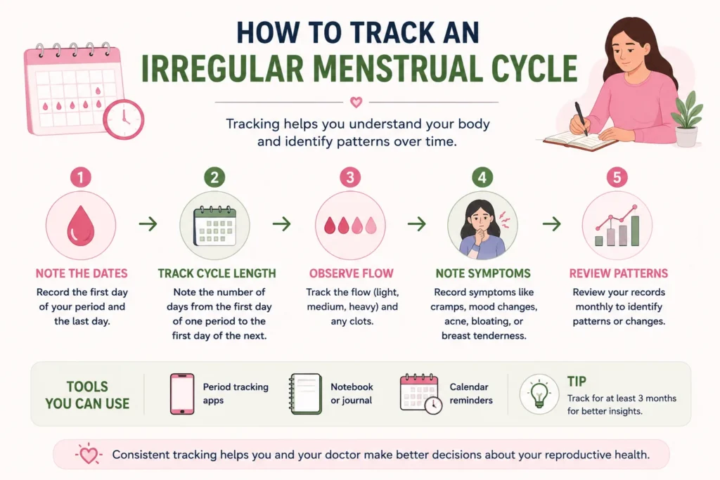How to track an irregular menstrual cycle