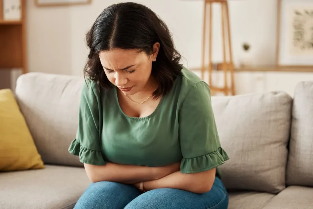 Stomach pain and anxiety